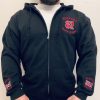 SYL81 BRM SOUTH Black Embroidered Hoodie