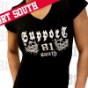 SYL81 SOUTH Skulls Girlie Shirt